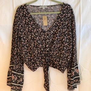 Bohemian Floral Crop Top